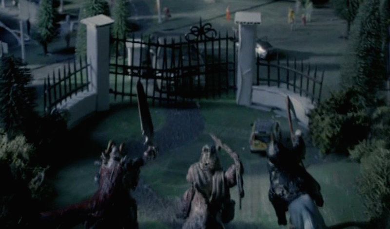models of three of the Four Horsemen Of The Apocalypse (Photo: NBC)